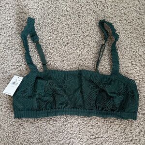 Aerie Green Lace Bralette